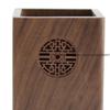 Walnut Solid Wood Pen Holder Office Supplies Pencil Storage Box Office Desk Accessories