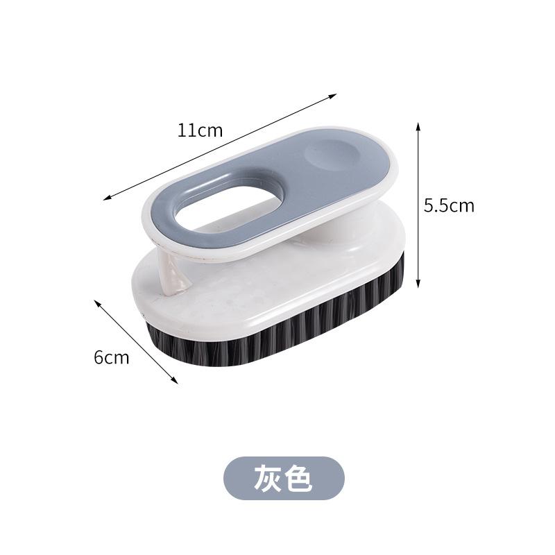 

Щетка для мытья посуды, многофункциональные чистящие средства, щетка для мытья обуви и одежды, жесткая щетина, чистка кухонных щелей серый белый