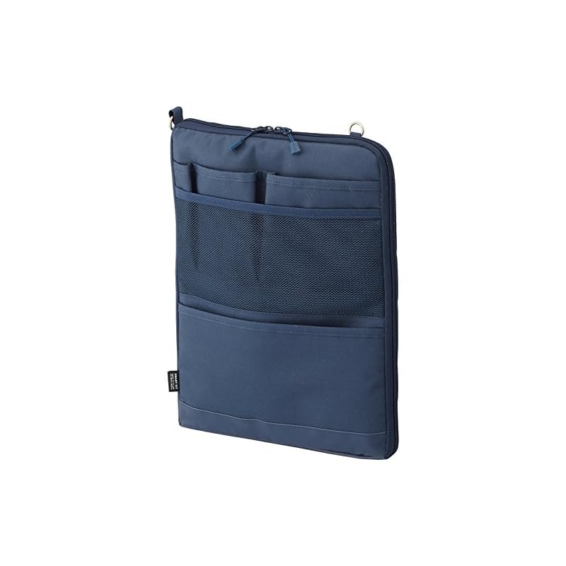 LIHIT LAB Bag-in-Bag A4 Vertical Navy A7683-11