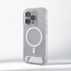 Invisible Metal Stand Magnetic Bumper Case For iPhone 18 17 16 Pro Max 15 14 13 Pro For MagSafe Wireless Charge Shockproof Cover