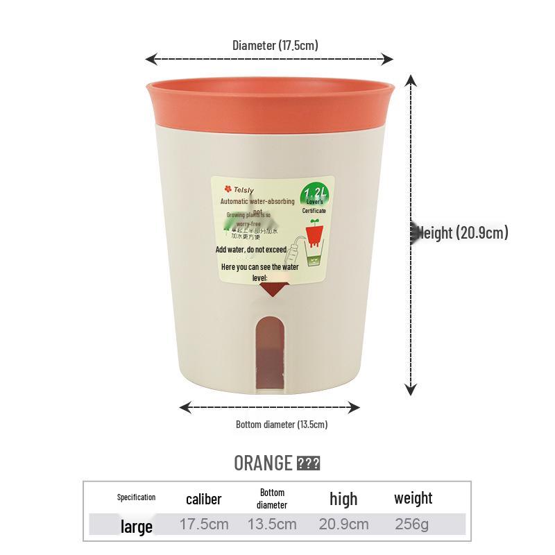Indoor Double-Layer Self-Watering Pothos Hydroponic Planter