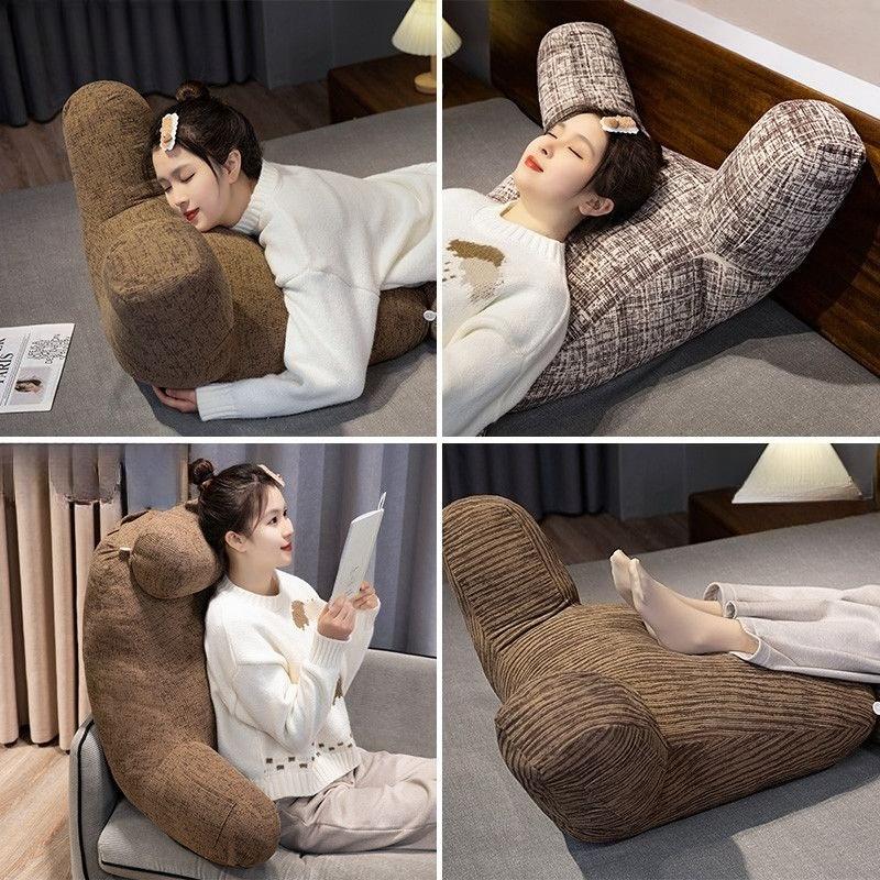 Nap Pillow Tatami Pillow Pregnant Women's Pillow for Waist Protection Sofa Soft Bag Large Backrest Headboard Cushion Office Dormitory Enlarged Pillow