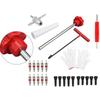 26Pcs Tyre Valve Tool Valve Core Repair 4 In 1 Valve Core Repair Tool Valve Key Car Tyre Valve Remover For Car And Motorcyce