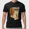 Walk For Peace Shirt Spiritual Monk Dog Peace Graphic Tee Unisex Gift