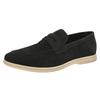 2025 nowe męskie buty duże rozmiary casualowe skórzane buty moda płaskie buty loafersy trend proste formalne biznesowe