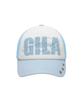 Gillaakaibeu Eyelet Bold Logo Mesh Cap_Sky Blue