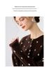 Lekasha Women's Fashionable Cashmere Polka Dot Knit Cardigan