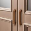128mm 192mm High-end Luxury Natural Walnut and Beech Handle Cupboard Wardrobe Drawer Pulls Cabinets Kitchen Drawer Knob