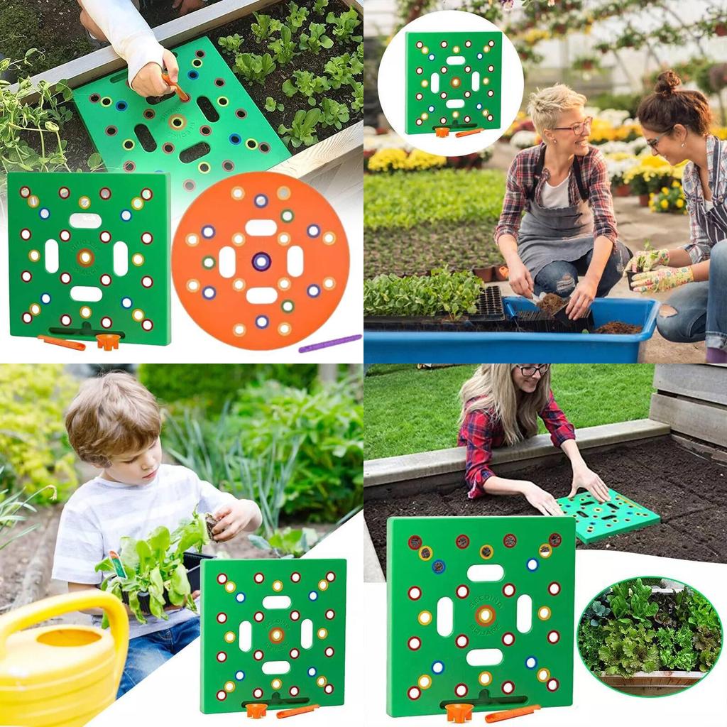 Wszechstronny zestaw okrągłych szablonów do sadzenia dla wydajnego ogrodnictwa z wytrzymałym tworzywem sztucznym