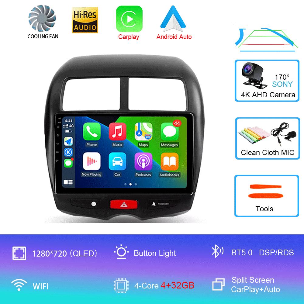 Android 14 Car Radio For Mitsubishi ASX 1 2010 - 2016 Multimedia Video Player Navigation Stereo GPS No 2din 2 Din Dvd