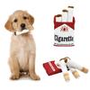 Jucărie de mestecat pentru câini, pluș scârțâit, umplută cu bumbac, moale, jucărie de fum pentru câini, chicoteală interactivă, jucărie pentru câini, instrument de curățare a dinților pentru căței, câini mici și mijlocii