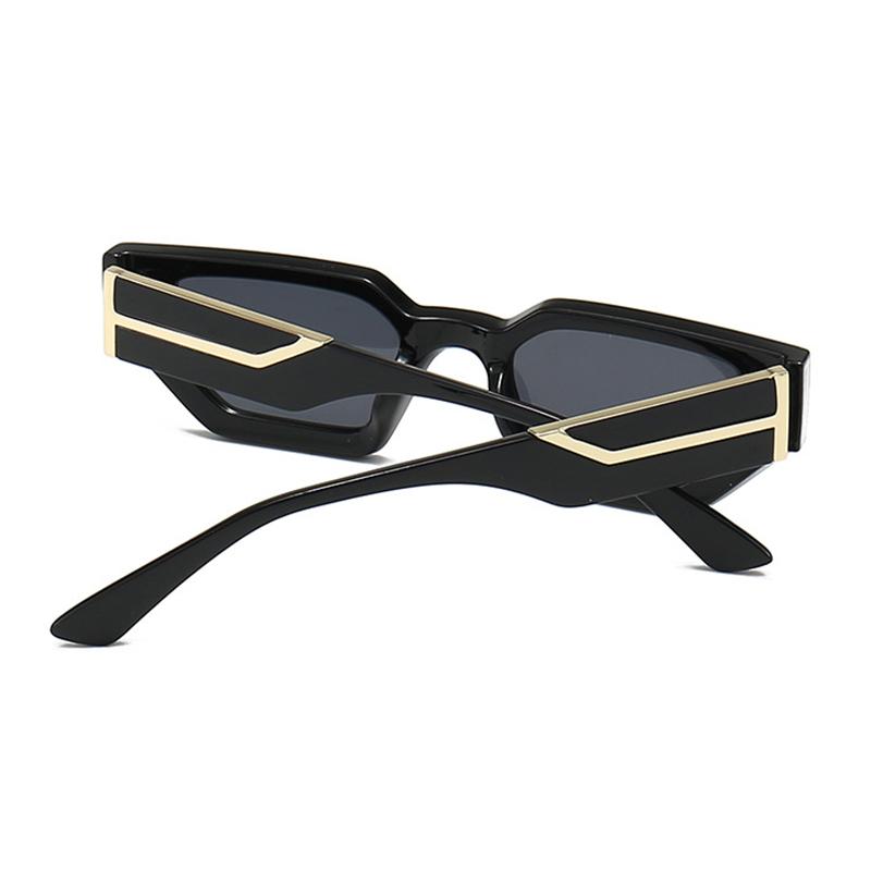 Vintage Fashion Irregular Square Sunglasses Women For Men Luxury Brand Designer Sun Glasses For Female Small Frame Eyewear Uv400