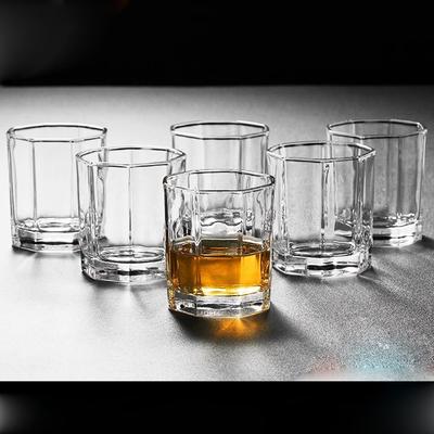 260ml 6ST Vinglas Set för Vodka Praktiska Rese Utomhus Muggar Set Glas Kreativa Kalla Drycker Transparent Dricksglas Set
