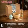 4Pcs 7 Pcs/set Japanese Matcha Blender Set Bamboo Whisk Matcha Brush Teaspoon Kiln Tea Set Beverage Shop Tea-Making Tools