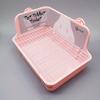 Corner Litter Pan Cage Potty Trainer Litter Box for Rabbit Plastic Material