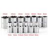 Socket Hexagons Sleeve 1/4in 1pc 4-14mm Chrome Vanadium Steel
