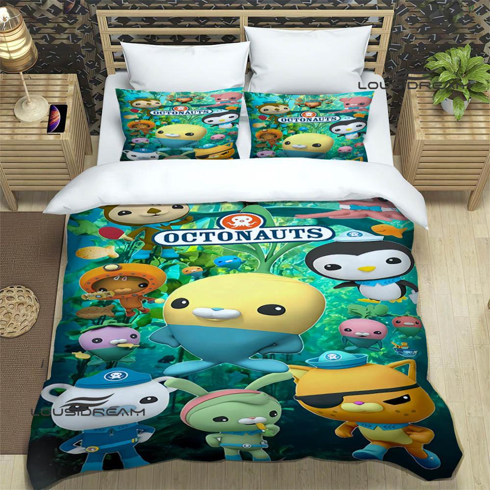 3D The-Octonauts Printed Bedding Sets Exquisite Bed Supplies Set Duvet Cover Comforter Set Bedding Set Luxury Birthday Gift
