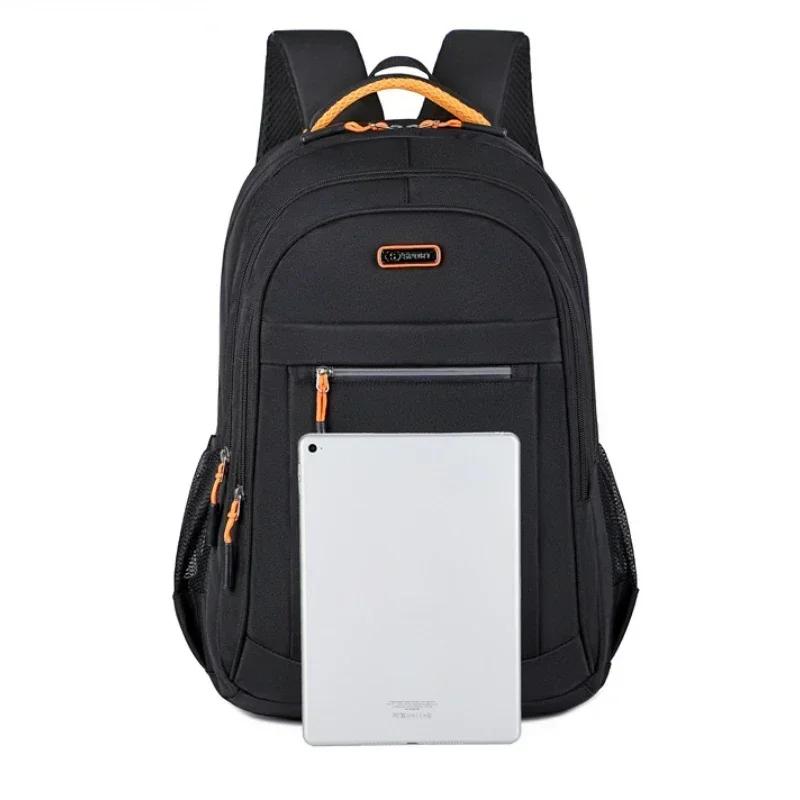 Men'S Backpack Oxford Business Computer Bag Waterproof Backpack Leisure Travel Backpack High School Student Backpack For Man