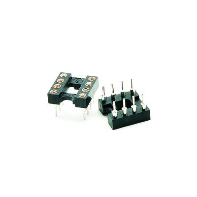 20 ADET 8Pin DIP SIP Yuvarlak IC Yuva Adaptörü Lehim Tipi altın kaplama işlenmiş