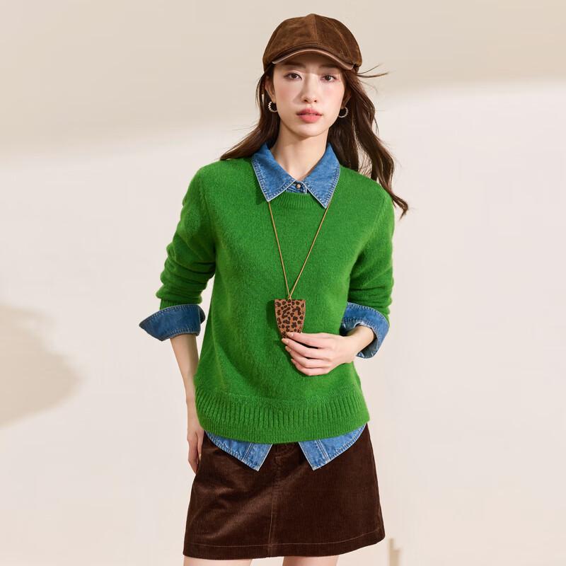 

Women s Plus Size Loose Fit Round Neck Knitted Sweater XL