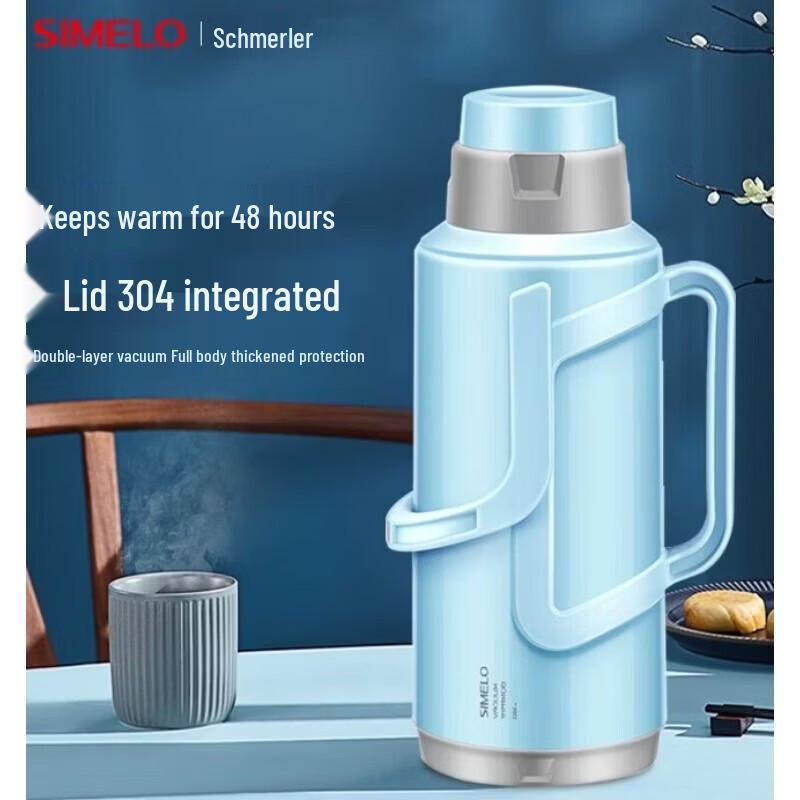 Schmeler 3.2L Air-Pump Thermos with Glass Liner