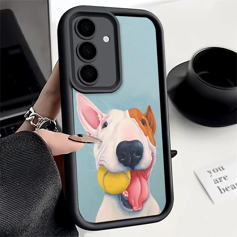 Bull Terrier Dog Cute Puppies Soft Phone Case for Samsung Galaxy A17 A16 A26 A36 A56 A15 A25 A35 A55 A14 A24 A34 A54 A13 A23 A33