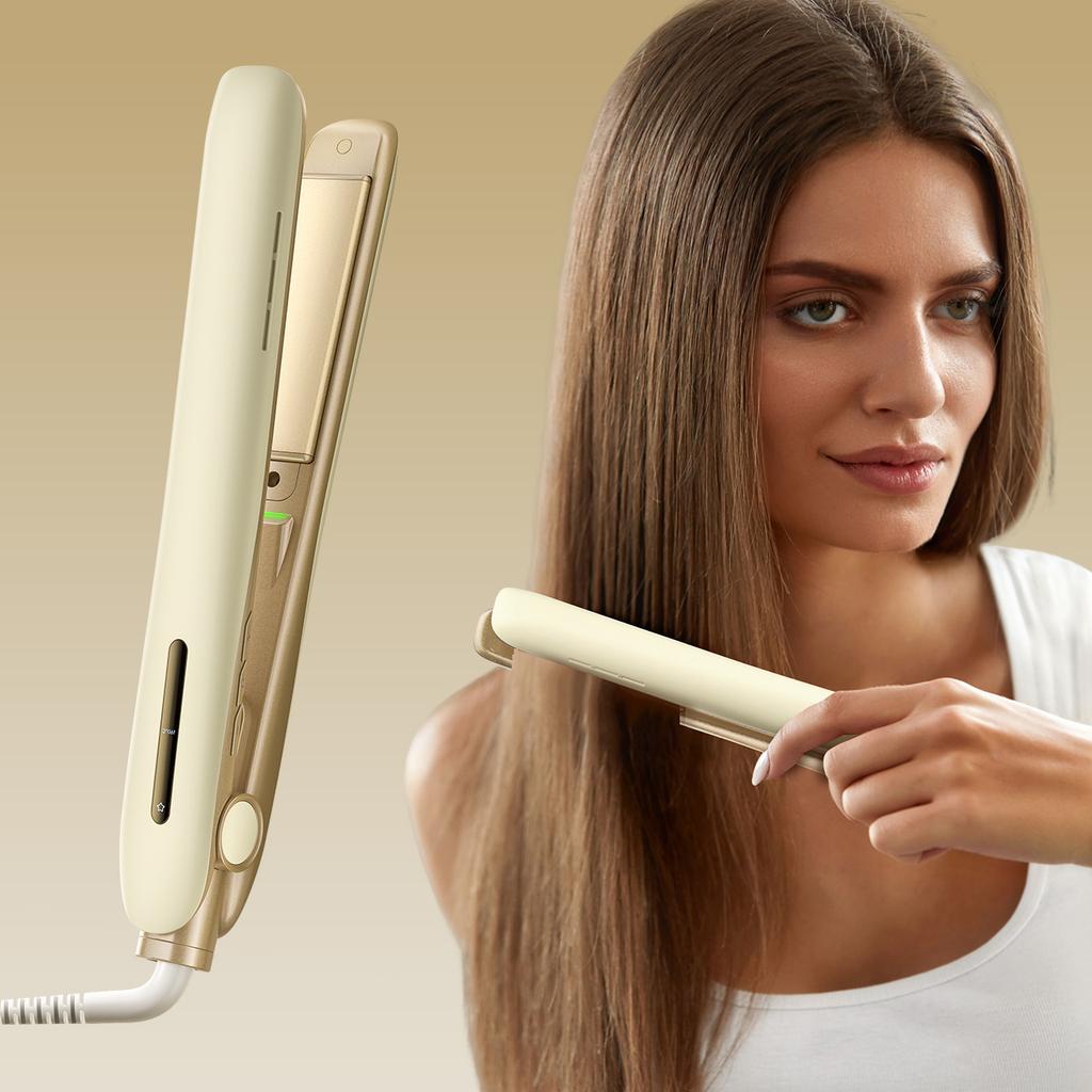 1/2 In 1 Haarglätter und Lockenstab Negativionen Schnelles Aufheizen Styling Glätteisen Professionelles Styling-Werkzeug