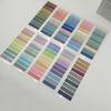 Morandi Index Tabs: Transparent, Extra-Fine Bookmark Stickers In 100 Colors for Students