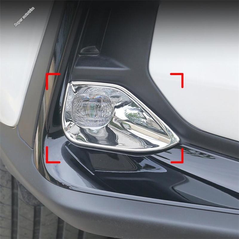 Front Bumper Fog Light Lamp Frame Decoration Cover Trim ABS Chrome Accessories For LEXUS NX 260 350h NX260 NX350h - 2025