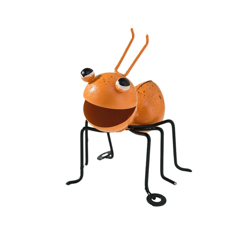 Rustic Animal Ant Ornament Creative Iron Wall Hanging Wall Decoration Garden Courtyard Decoration Living Room Bedroom Decoration