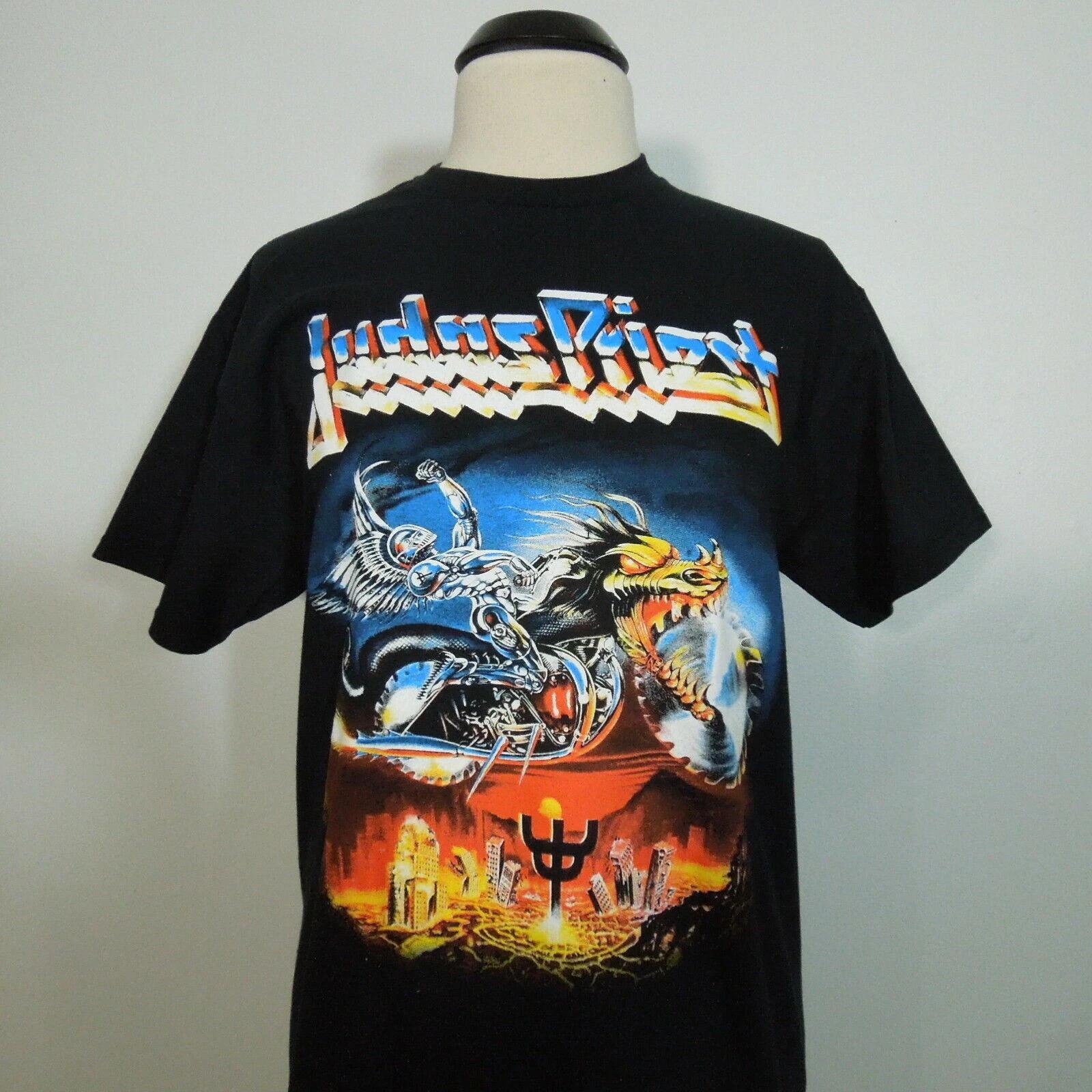JUDAS PRIEST Painkiller S SMALL T-Shirt Black Band Logo S