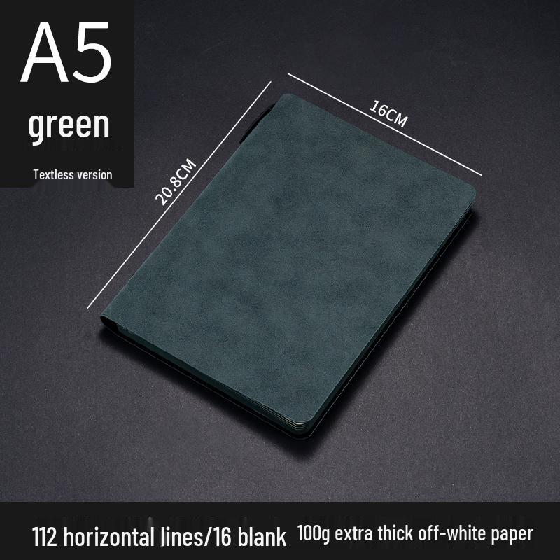 Customizable Sheepskin Notebook with Pen & Free Engraving - Company Logo 2025 Diary, A6/A5/B