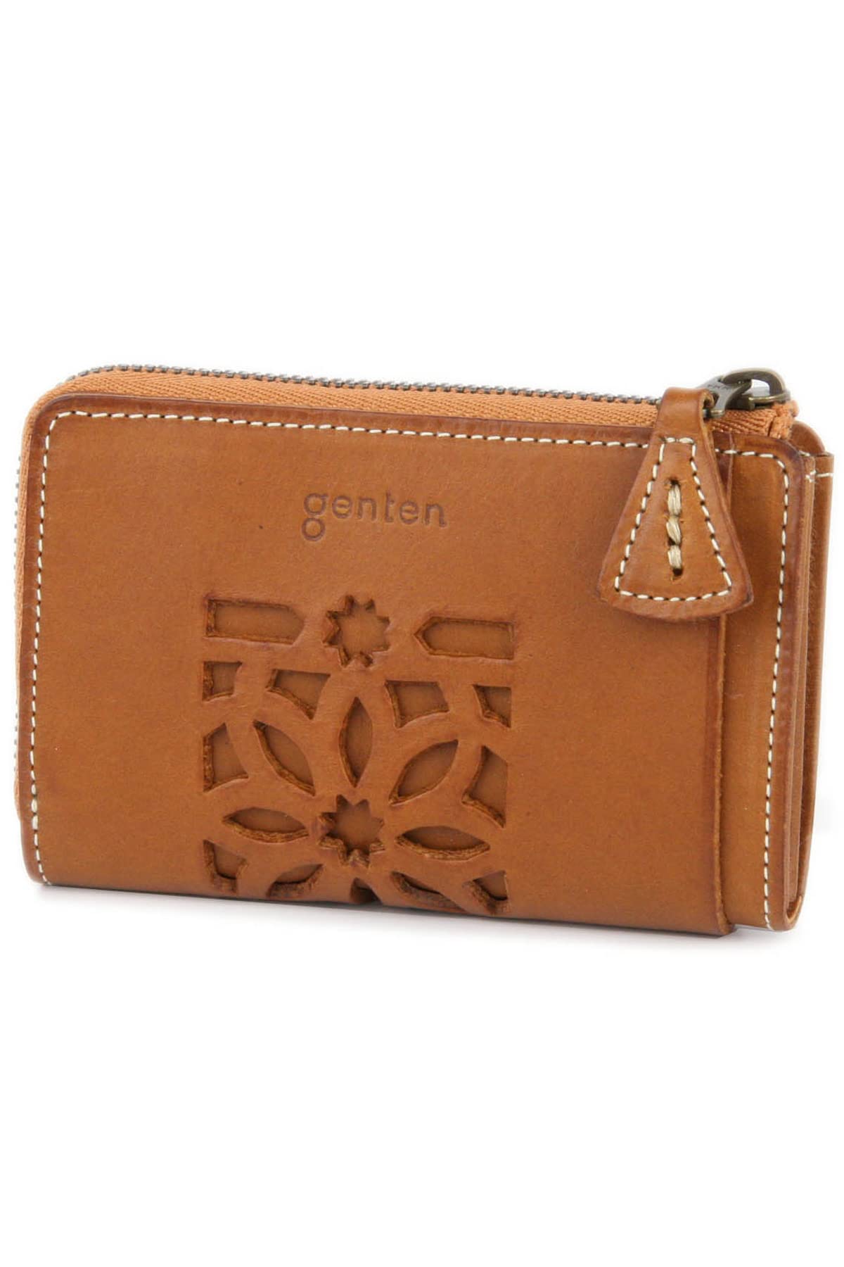 Кошелек для монет Genten, Натуральная кожа, Женский, Коричневый, GE-31632-50