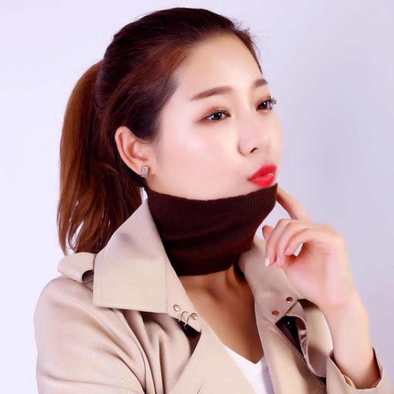 

Women s Knitted Neck Warmer Multifunctional Neck Gaiter Headband Hair Band Outdoor Hiking Casual Autumn and Winter Accessory кофейный