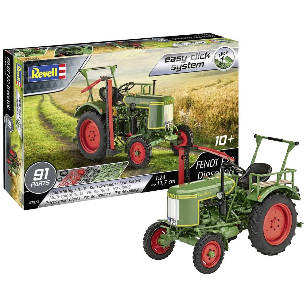 German Revell F20 Diesel Tractor Plastic Model 07822 1/24