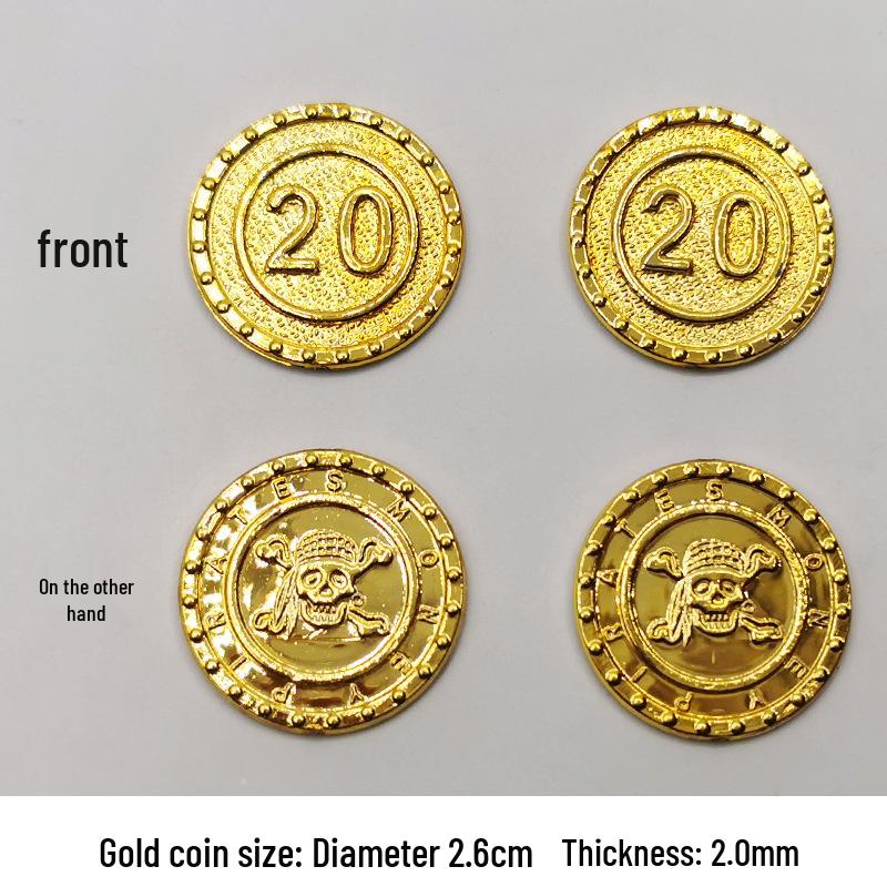 Pirate Gold Coin Simulation Game Ornaments & Chips