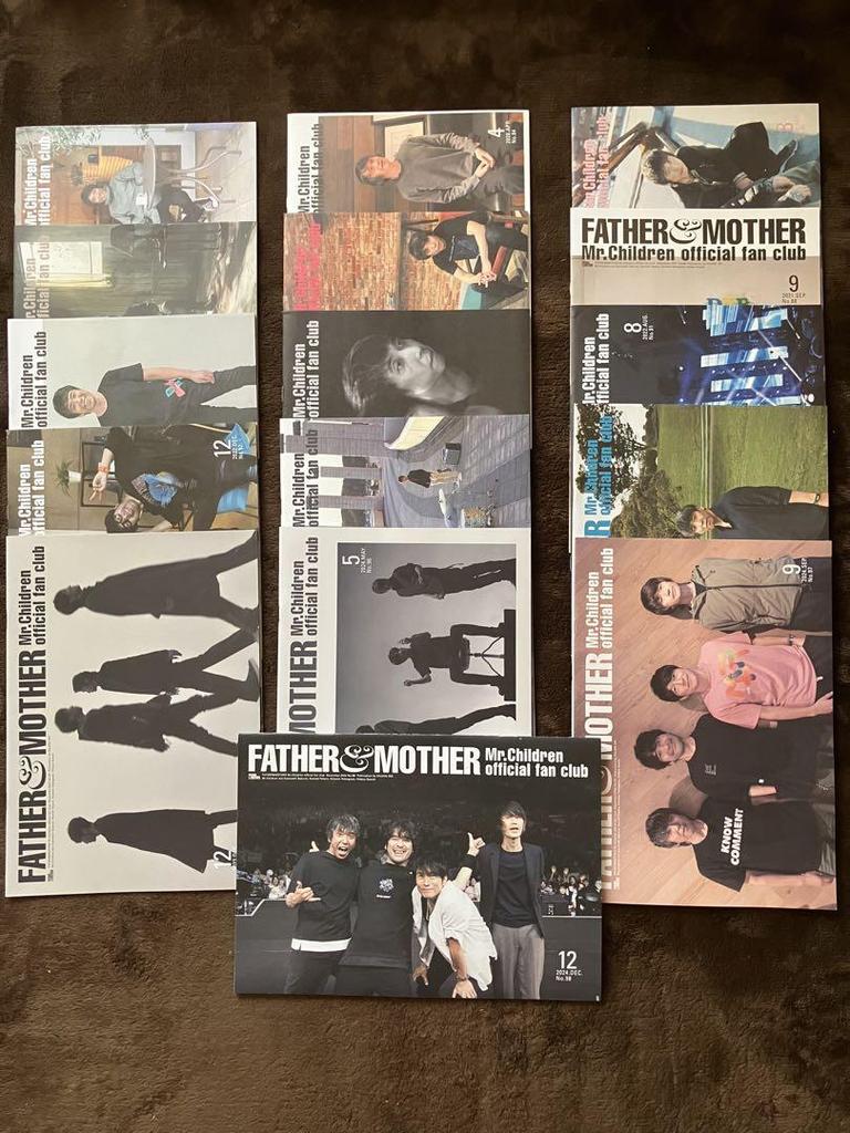 [USED] Mr.Children Newsletter (No. 63-98 + Special Issue) & Continuation Bonus Set