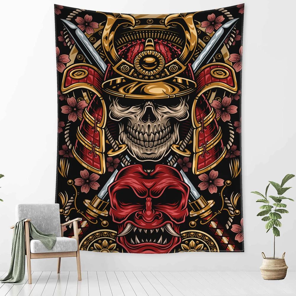 Viking Warrior Tapestry  Detailed Norse Art Legendary Heroes  Myths  Unique Wall Art for Bedroom  History Lover Gift