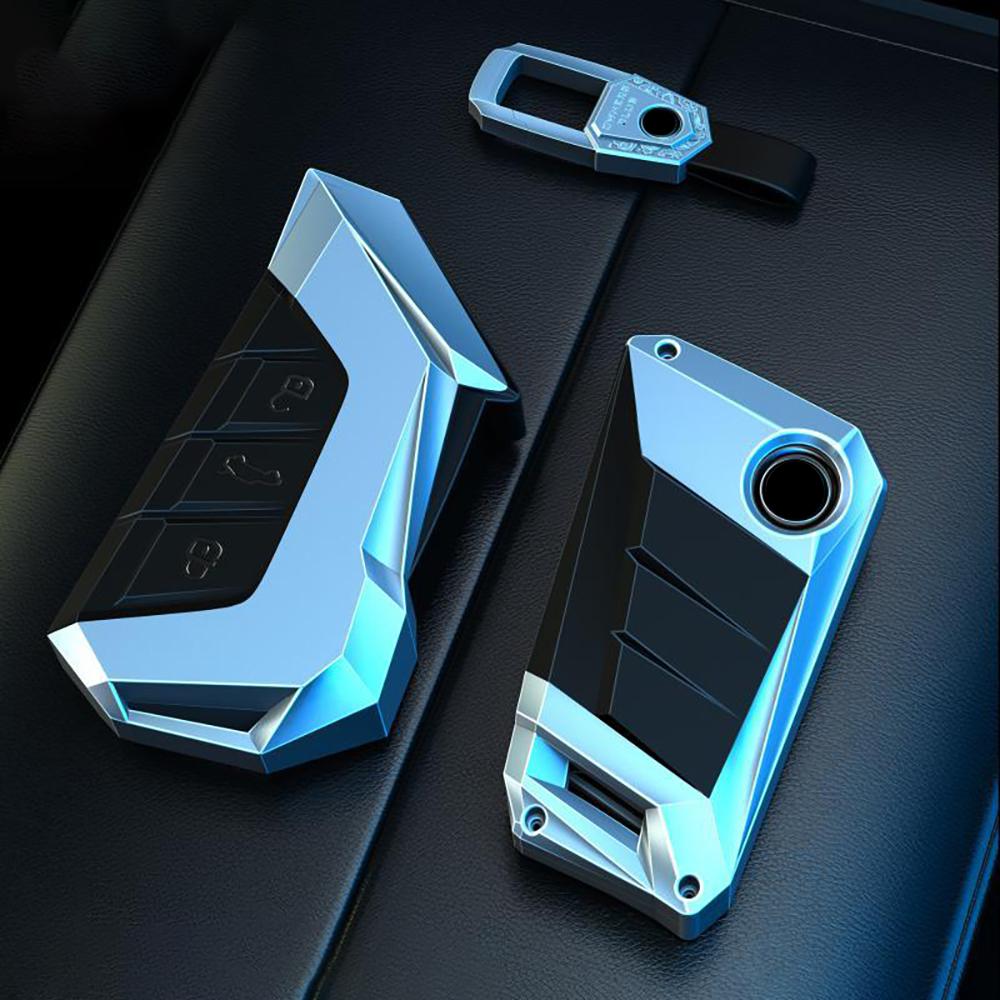 Zinc Alloy Car Key Case Cover For Vw  Golf 8 Mk8 Id.3 Id.4 Cupra Octavia Seat Leon Mk4   Formentor Tarraco