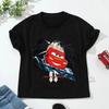 Women T-shirt Disney Car Pixar Lightning McQueen Print Short Sleeve Tshirts Cartoon Summer Short Sleeve T Shirts and Blouses Top