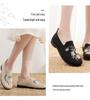 Beijing Style Women's Embroidered Cloth Shoes - Non-Slip, Lightweight, Breathable, Fly-Knit Sole for Middle-Aged and Elderly.