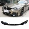 ABS Aspect Carbon Negru Lucios Splittere Buza Spoiler Față Pentru BMW F30 F31 M Sport 2012 - 2018 Seria 3 Protecție Bara Față