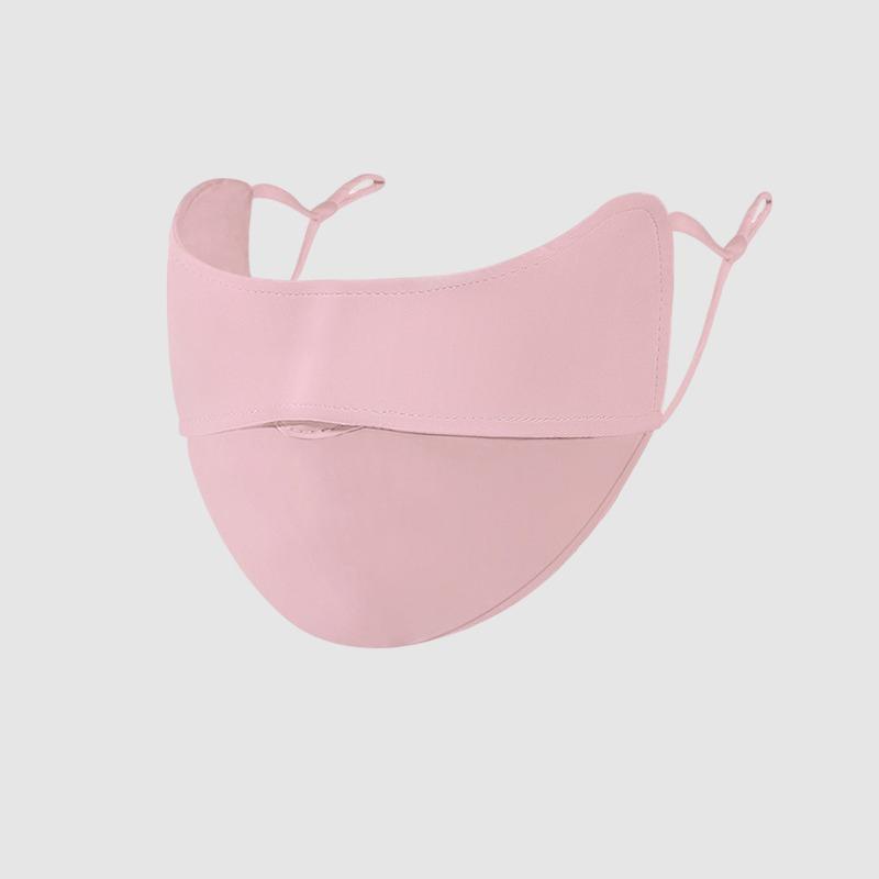 Ice Silk Sunscreen Mask Women Men Outdoor Sports Cycling Breathable Washable Reusable Double Layer Masks Anti-Uv Sun Face Cover