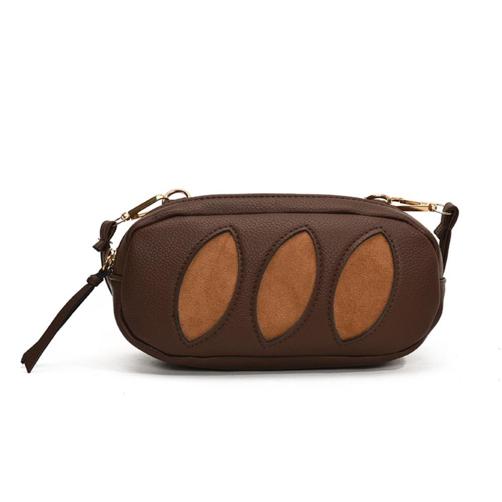 

Сумка через плечо из ПУ кожи для хлеба, кошелек, косметичка, простой органайзер для помады и макияжа, для девочек кофейный