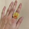 [Texture Metal] Irregular Joint Ring Hip Hop Texture Armor Full Finger Protection Joint Ring