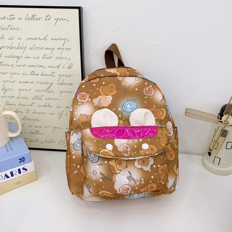 School Bag Fashion Children's Bag Love Cartoon Small Class Boys and Girls Backpack Casual Snack Bag