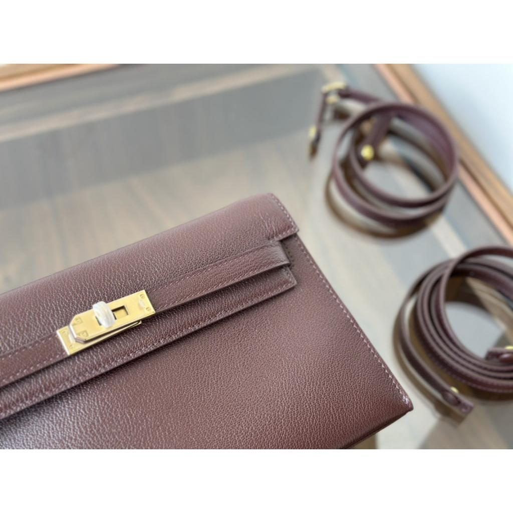 Kazilan Kelli Unterarmtasche Obermaterial Ziegenprint Clutch Ein Schulter-Crossbody-Funktionstasche Trendige Clutch-Tasche