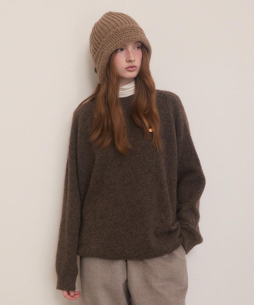 ADAUL Reglan Lambs Wool Over Fit Knit - 7Color