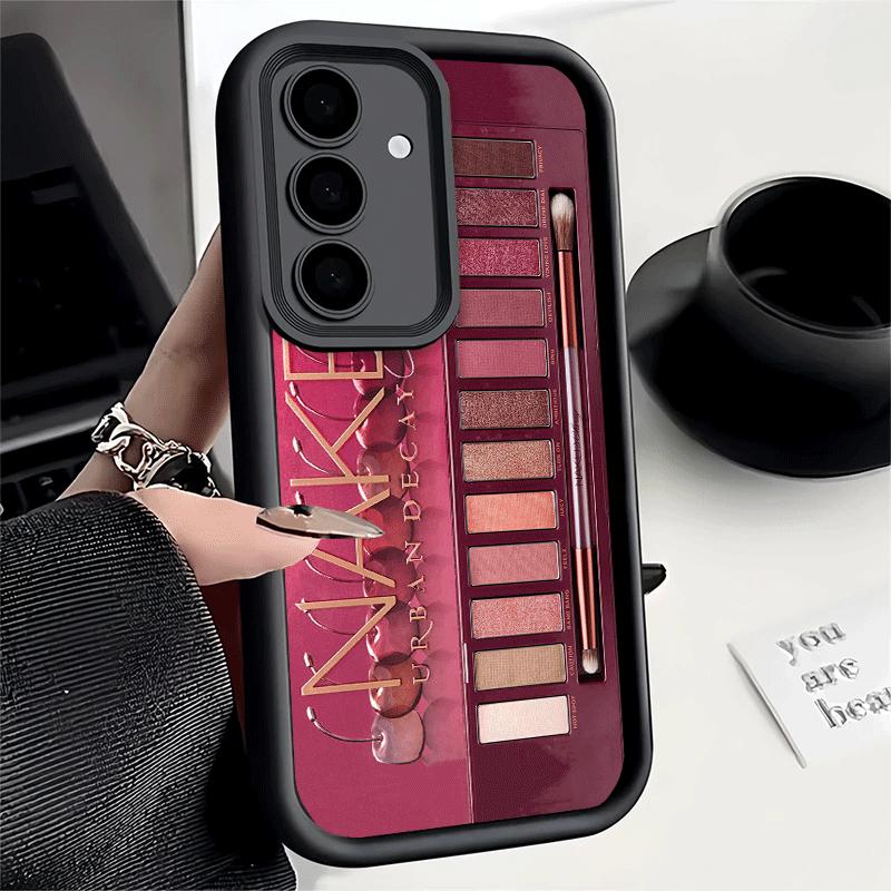 Phone Case for Samsung Galaxy A17 A16 A15 A14 A13 Makeup Eye Shadow Box Pattern A56 A36 A26 A55 A35 A25 A54 A34 A24 A53 A33 A23