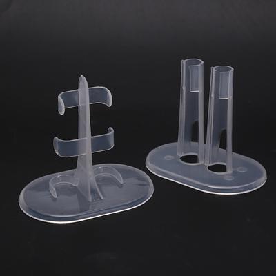 5Pcs Transparent Kunststoff Puppe Stand Display Halter Barbie Zubehör Unterstützung Bein